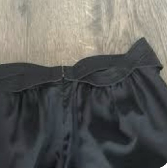 Leifsdottir Anthropologie Black Harem Style Silk Pants Sz 6 *D2 - Picture 4 of 11